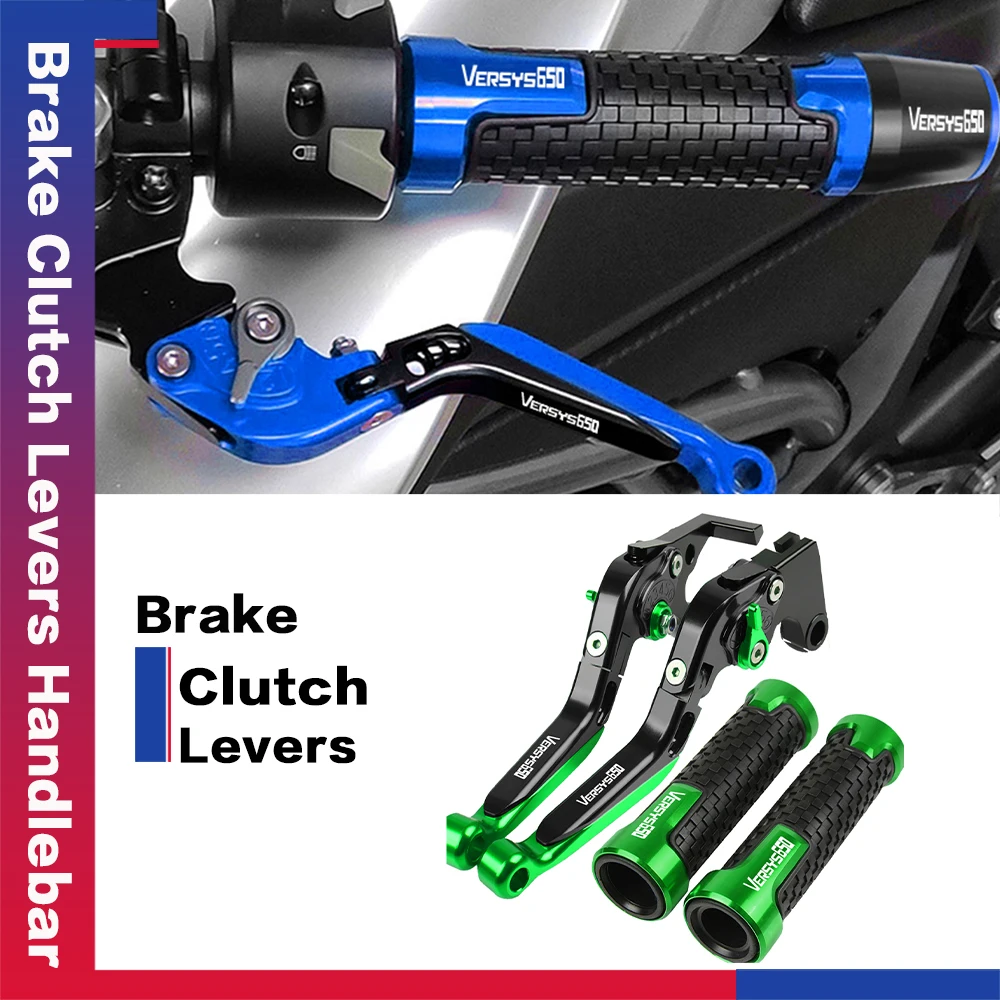 

Motorbike Accessories Brake Clutch Levers Handlebar Hand Grips Ends For KAWASAKI VERSYS650 VERSYS 650 2009 2010 2011 2012-2014