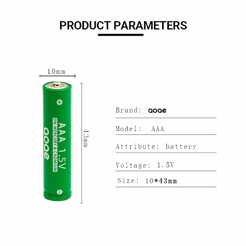 aaa rechargeable battery 3000mAh 1.5v suitable for mouse