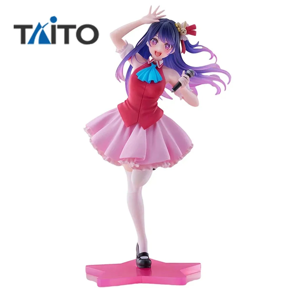 

В наличии Taito Coreful Oshi No Ko Hoshino Ai B-Komachi Ver. Оригинальная аниме-фигурка 18 см, ПВХ Модель, коллекционные игрушки для мальчиков