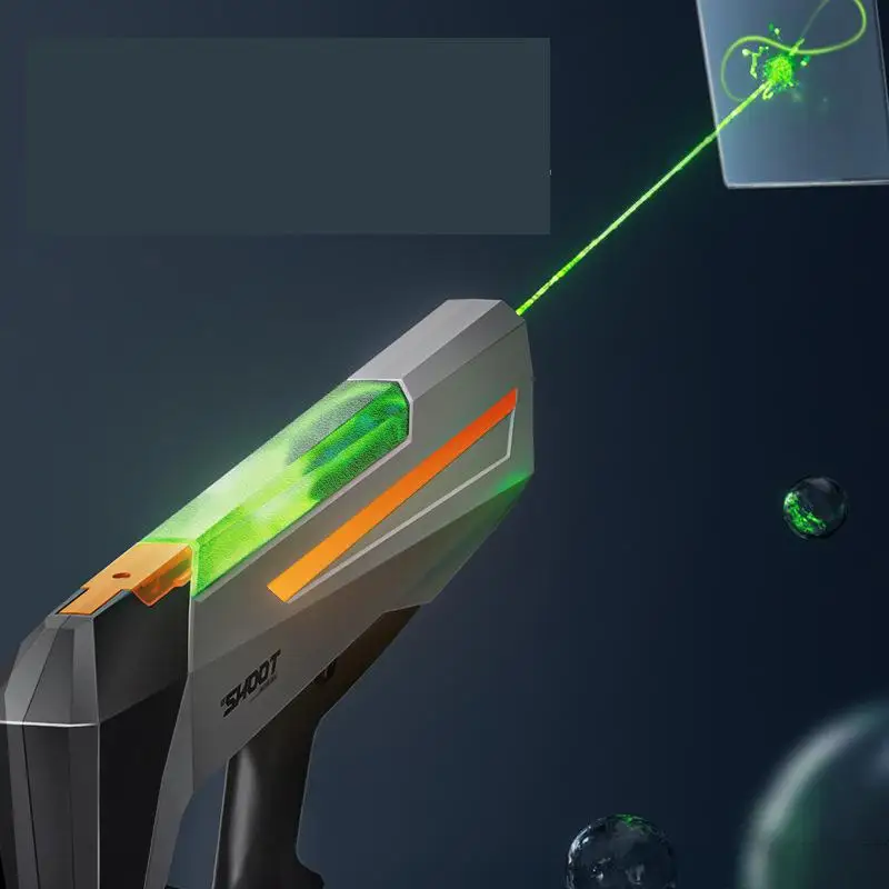 Cross-border Water Gun Cyberpunk Electric Automatic Water Absorbing Grab High Voltage Pulse Launching Water Gun Beach Water Play 2