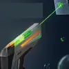 Cross-border Water Gun Cyberpunk Electric Automatic Water Absorbing Grab High Voltage Pulse Launching Water Gun Beach Water Play 2