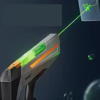 Cross-border Water Gun Cyberpunk Electric Automatic Water Absorbing Grab High Voltage Pulse Launching Water Gun Beach Water Play 2