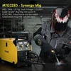 3-in-1 Multiprocess Welder 225A Mig/Lift Tig/Stick Welder Dual Voltage 110/220V Gas/Gasless Synergic Function Auto Compensation 2