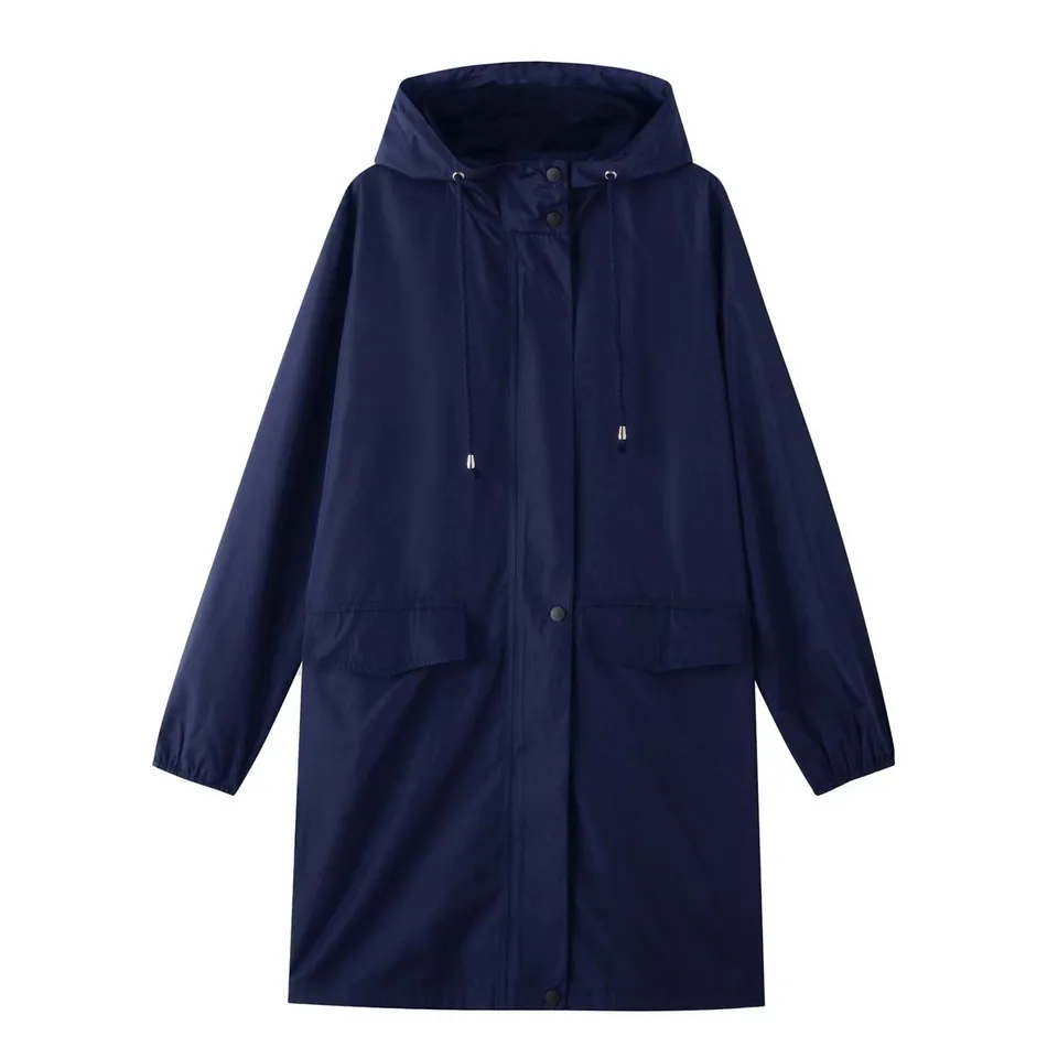 Women's Lightweight Hooded Windbreaker Rain Jacket