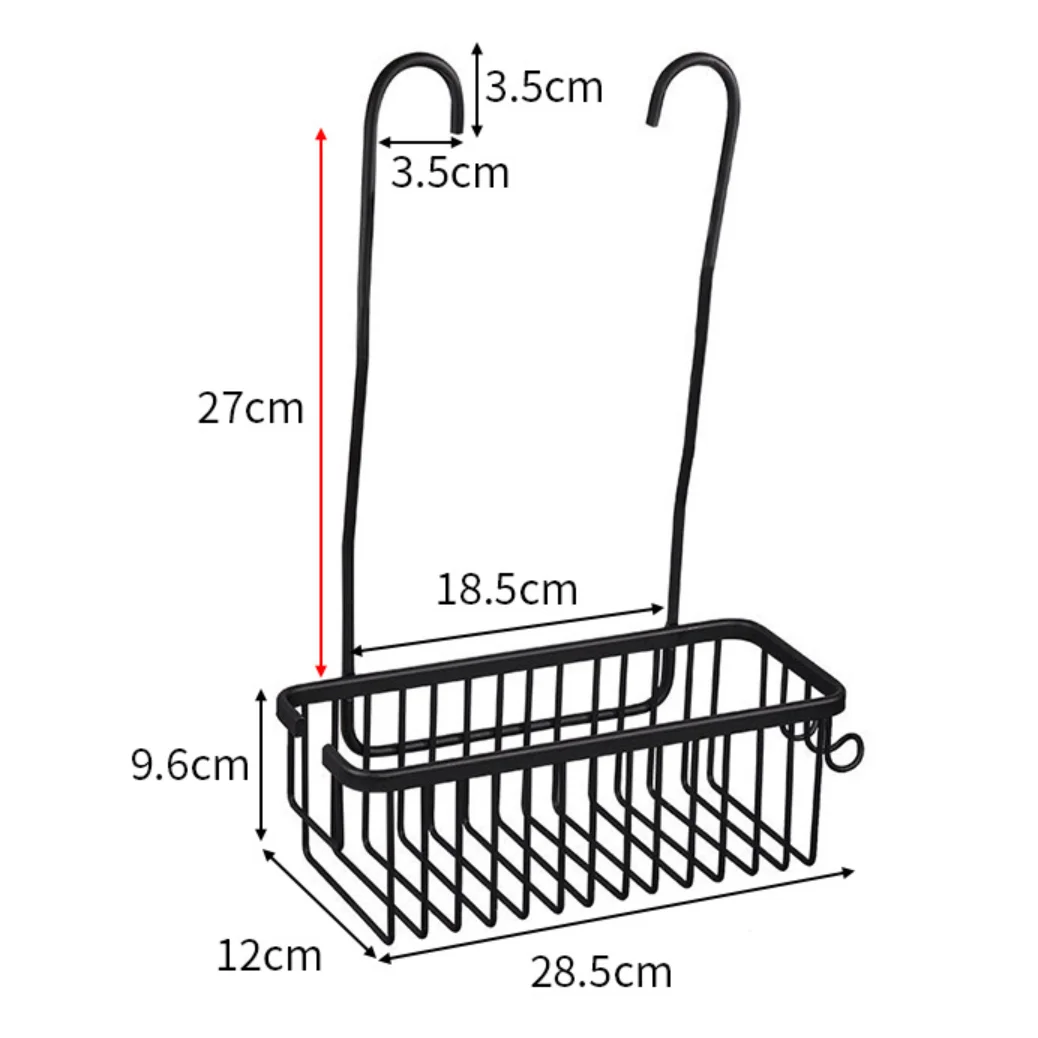 Convenient Toilet Shower Rack with No Drilling Installation Bathroom Storage Basket for Shower Room and Bath Products 6