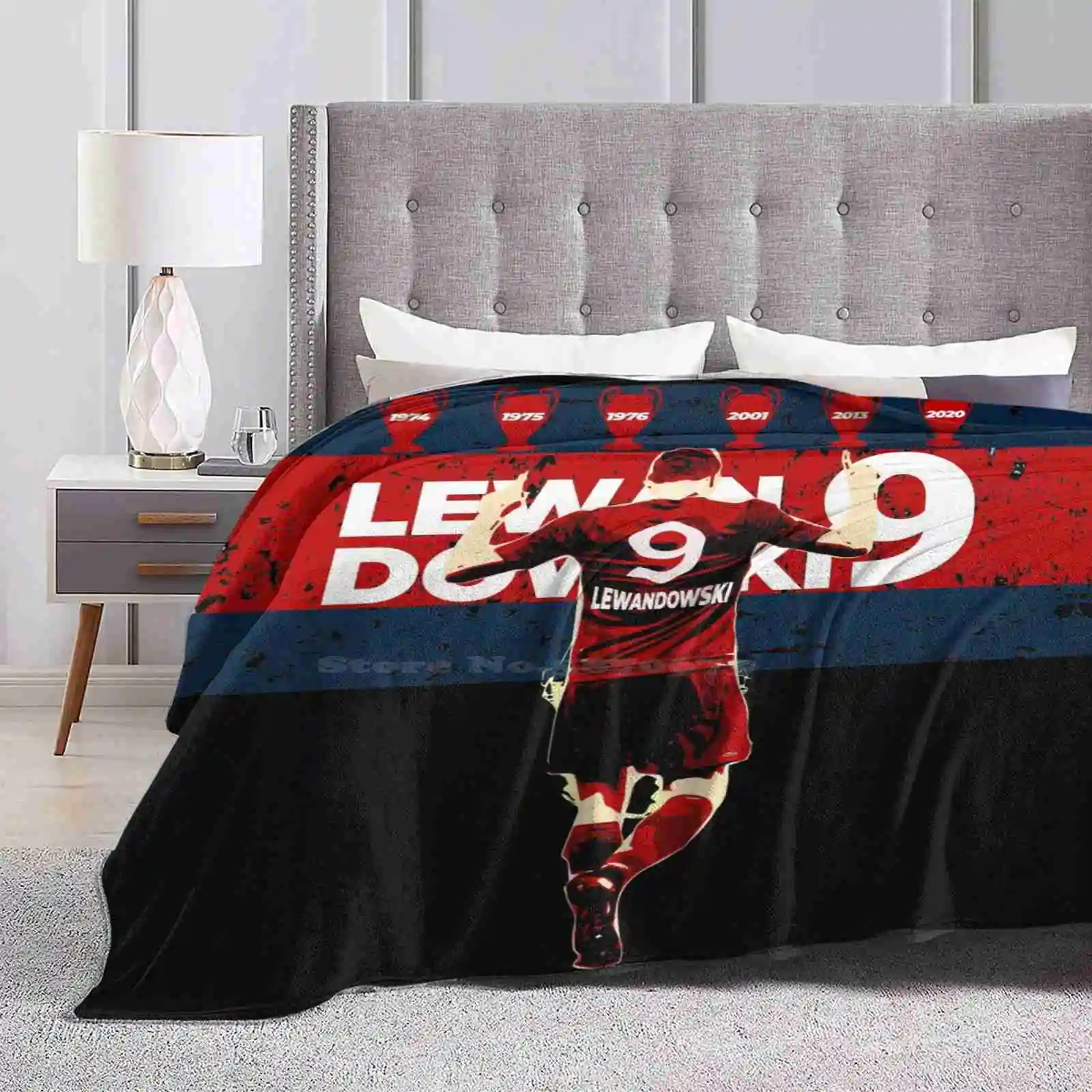 

Robert Lewandowski _ Player New Selling Custom Print Flannel Soft Blanket Robert Lewandowski Polish