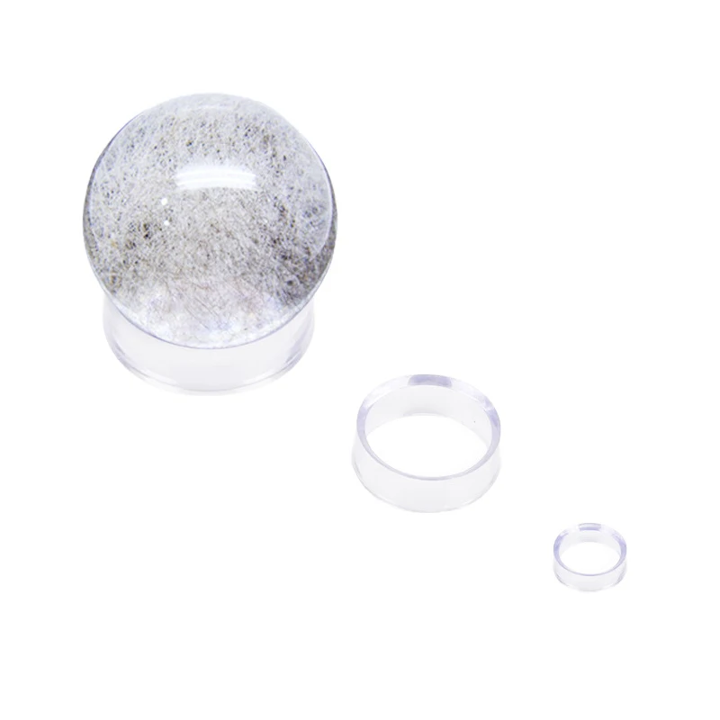 10pcs Acrylic Clear Display Stand Sphere Holder Crystal Ball Quartz Glass Gems Base Pedestal Support Decor Transparent Pedestal 5