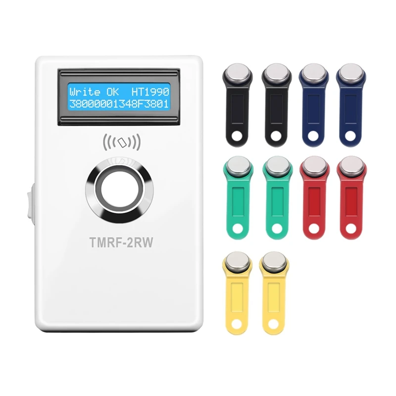 

TMRF-2RW Ibutton Programmer DS1990A Duplicator Cloner Copier 125Khz RFID Reader Writer RW1990 Key T5577 RFID