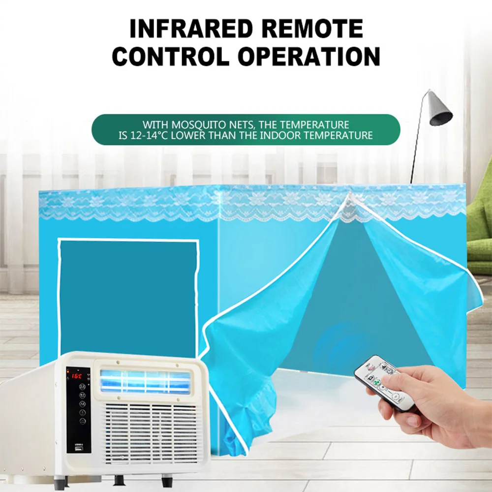 Dual Use Air Conditioner Cold/Heat Portable Remote Control Air Conditioner Household Klimaanlage Soğutucu Klima