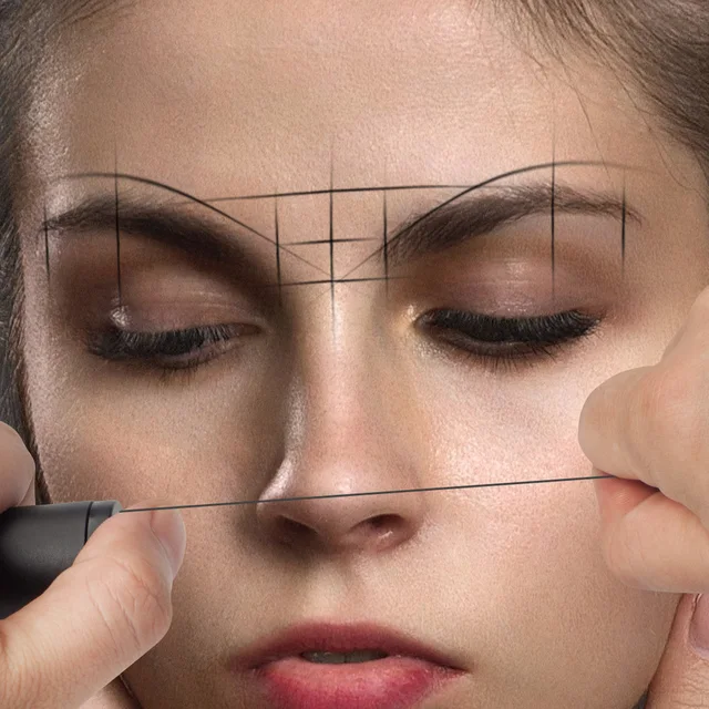 20M Mapping Pre ink String Microblading Eyebow Make Up Dyeing Thread Semi Permanent Positioning Line Eyebrow