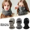 Winter Warm Polar-fleece Balaclava Unisex Full Face Mask Neck Warmer Cycling Skiing Motorcycling Winter Sports Cap Face Cover 1