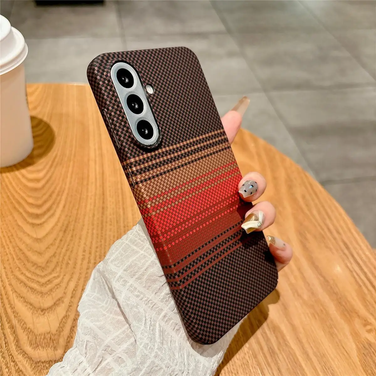 Ultra Thin Carbon Fiber Magnetic Phone Case