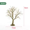 Proportion of Trunk of Hand-held Platform with Base for Pasting Scene with Miniature Simulated Iron Wire Plant Sand Table Model 6