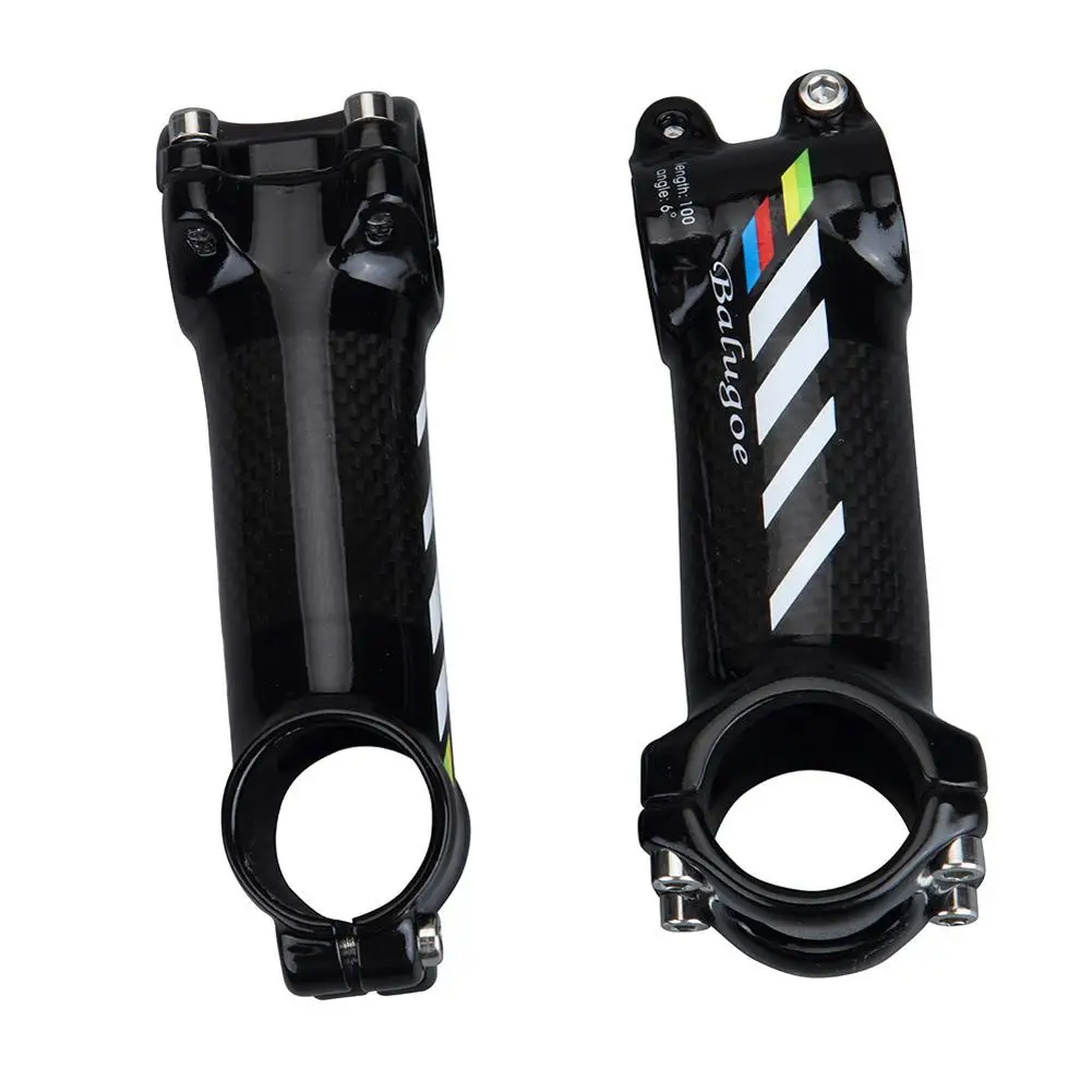

Bike Handlebar Stem 28.6-31.8 Mm Lightweight Carbon Fiber Mtb Stem Suitable For Mountain Bike Road Bike BMX MTB Dropshipping