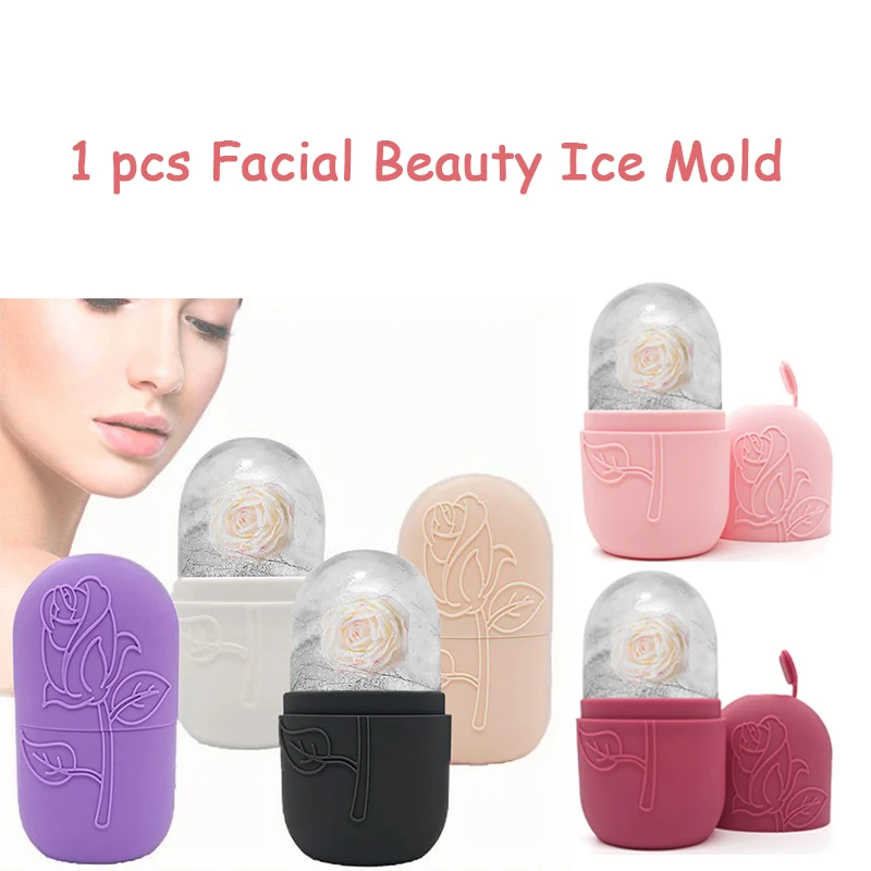 Enhanced Silicone Facial Ice Roller for Skin Care and Beauty Treatments