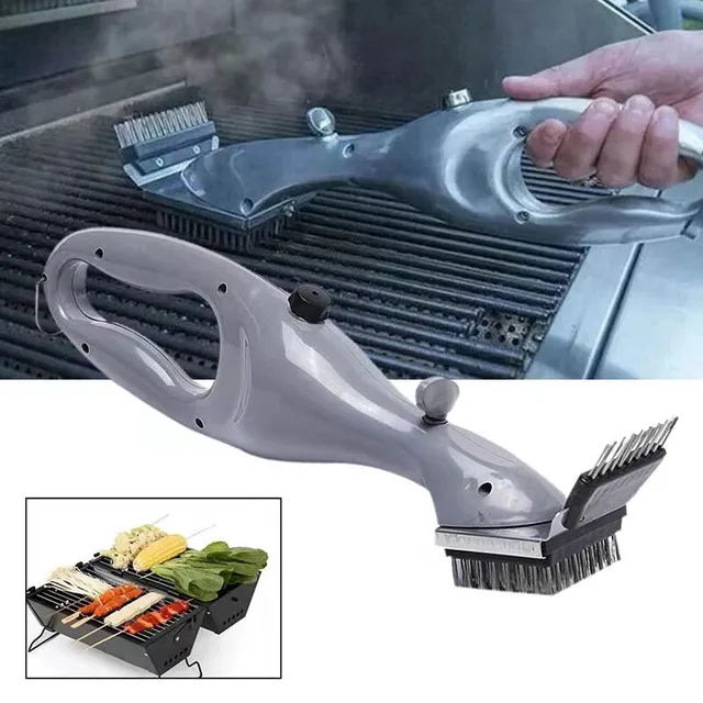 Barbecue Grilltisztító Kefe Hordozható Grill Gőztisztító Szerszám Gőz Vagy Gáz Kiegészítők Bbq Tisztító Konyha