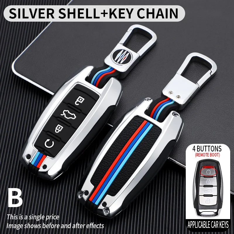 Custodia per chiave Auto in lega per Haval H6 Jolion H9 H6S F7 F7X F7H H7 M6 H8 Dargo 2022 custodia portachiavi proteggi accessori Auto - S25f853569cb943eeb2ebf81d64c984bcw