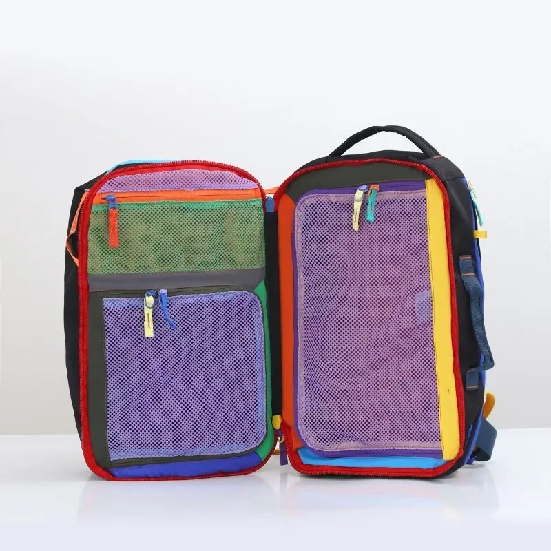 Zaino da trekking da 28L alla moda e casual, impermeabile, di grande capacità, pratico per lo stoccaggio, borse da viaggio per uomo e donna. - immagine 4