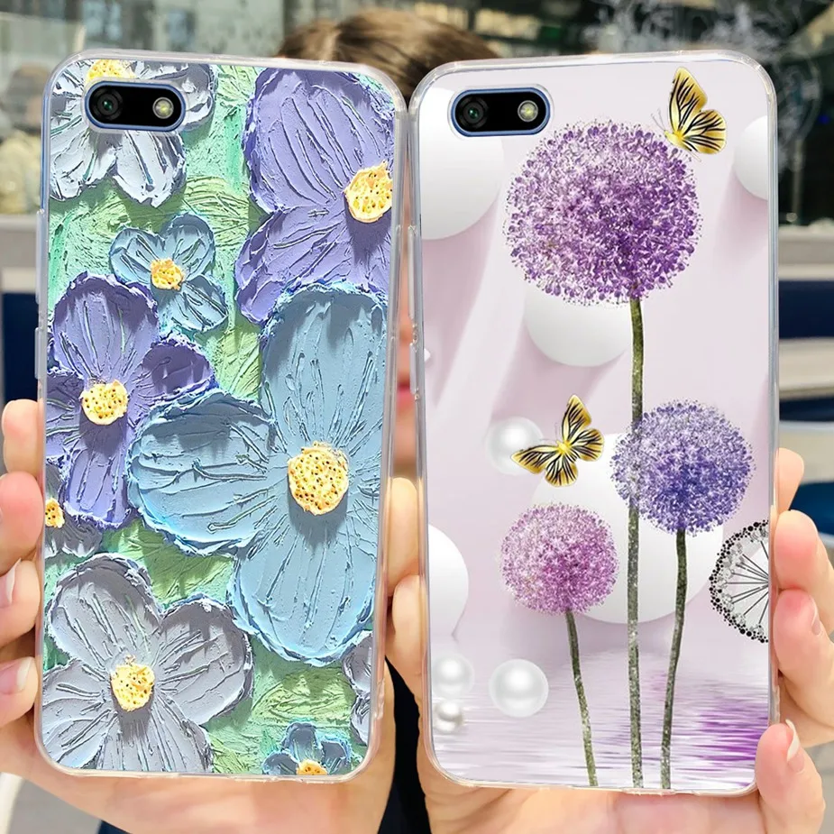 Luxury Painted Clear Silicone Phone Case - Soft TPU Bumper Cover