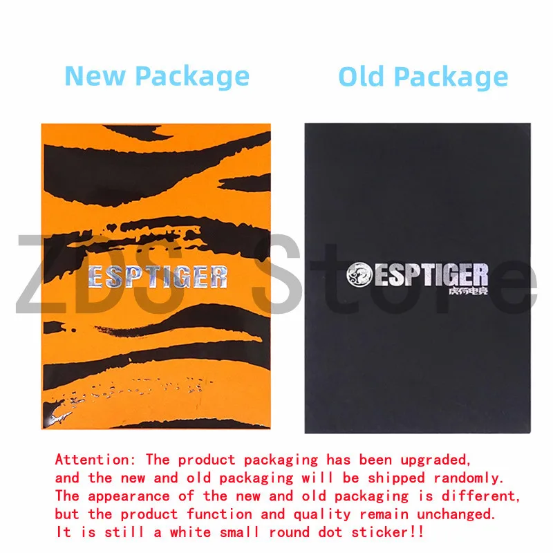 새로운 40PCS Esports Tiger ICE V2 발 스티커 DIY 작은 점 발 패드 Arc Edge Esports 6.5MM 7MM