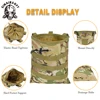 SINAIRSOFT Roll-up MOLLE Dump Pouch Tactical Magazine Recovery Pouch Outdoor Drawstring Mag Recycling Pouch Airsoft Hunting Gear 3