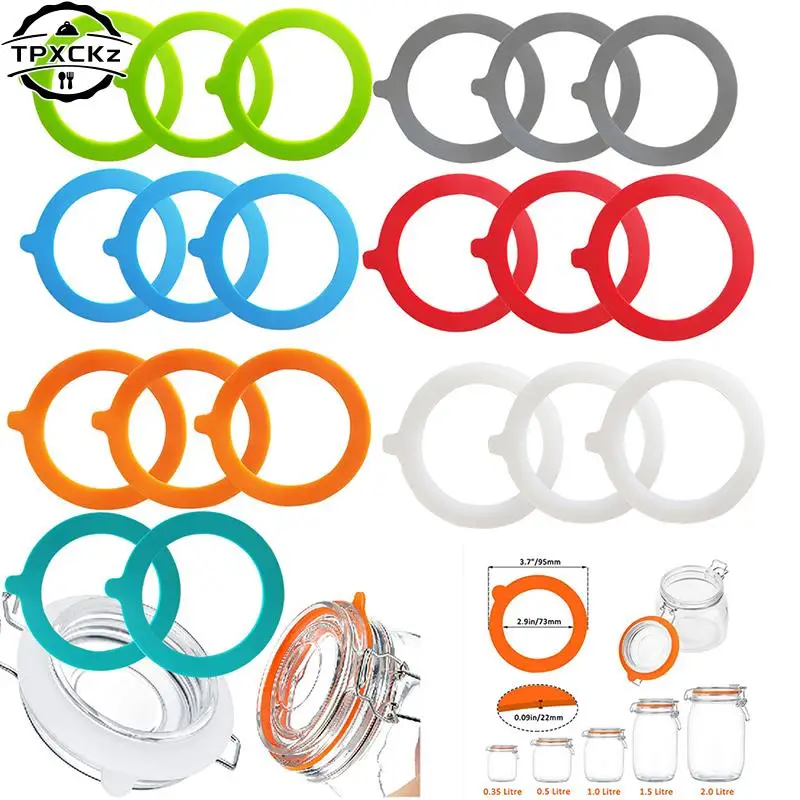 Canning Jars Rubber Rings Silicone Seal Rings Canning Silicone Food