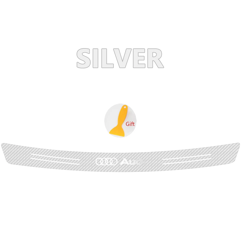Carbon Fiber Trunk Tail Lip Logo Sticker - Premium Car Styling Accessory