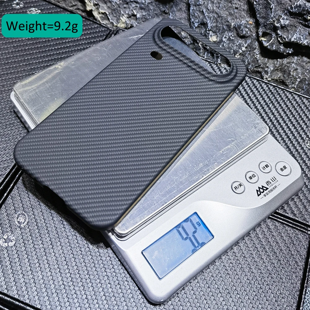 Premium Real Carbon Fiber Aramid Ultra-Thin Lightweight Case