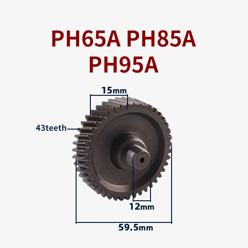 Crankshaft Gear Parts for Hitachi PH65A 85A 95A Electric Pick Hammer Parts Replacement