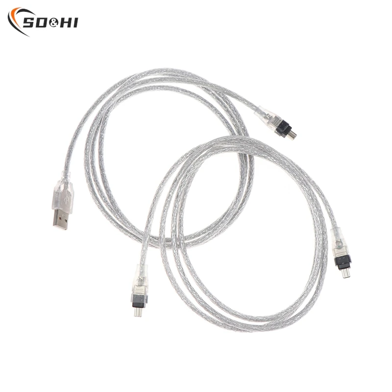 1394 파이어 와이어 USB to 4p USB to 1394 데이터 케이블, IEEE 1394 연결 케이블, 카메라 DV 획득 카드 프린터 스캐너 캠코더