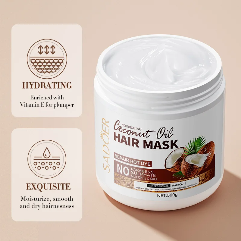 

Sdotter Improves Dryness Smoothing Hair Moisturizing Hair Conditioner Coconut Hair Masks Nourishing Anti Frizz Repairing Masks H