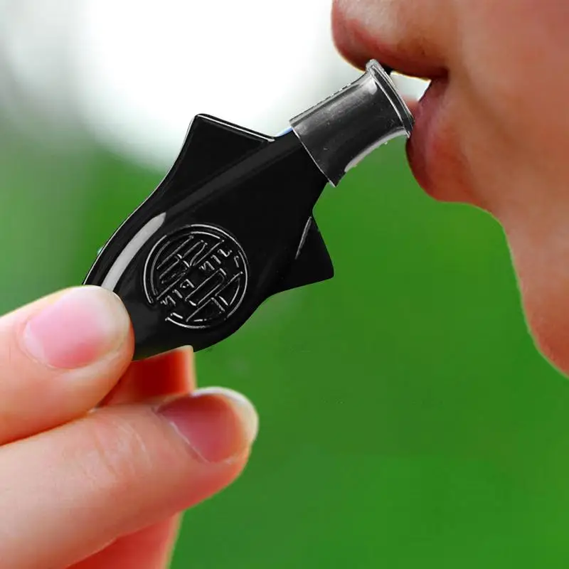 1pc Whistle 130 Decibels High Frequency Dolphin Whistle Outdoor Basketball Training Match Referee Cushioned Mouth Grip