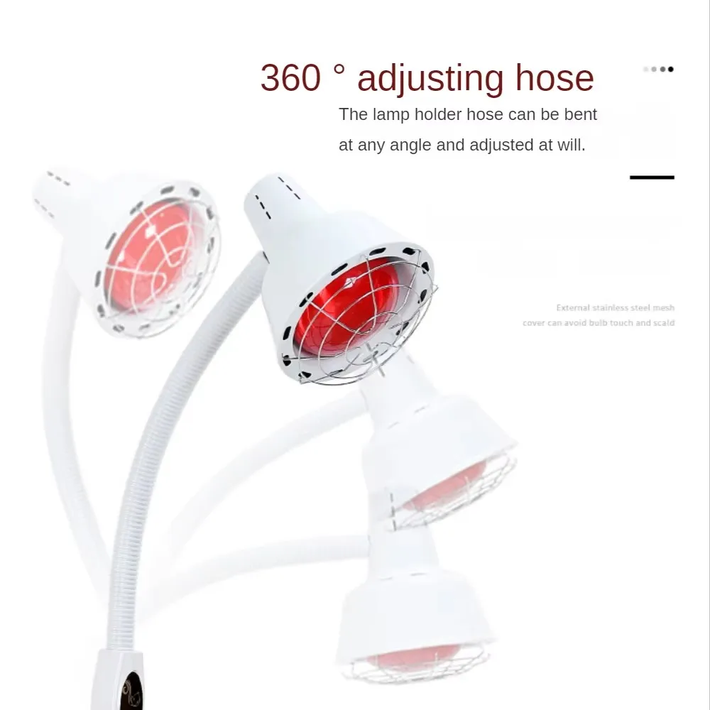 Infrared Heating Floor Lamp, Bubble Therapy, Desktop Skin Care, Red Light Pavilion of Regimen, Beauty Salon, Home, E27 With 275W