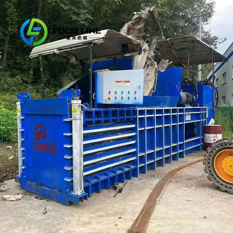 Customize Large Horizontal Hydraulic Baler Automatic Bundle Compressor ...