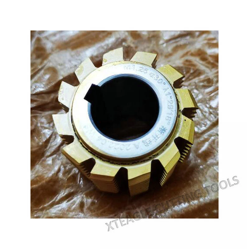 Hss Module M1.25 Pa30 Degree Involute Spline Gear Hob Cutter Milling