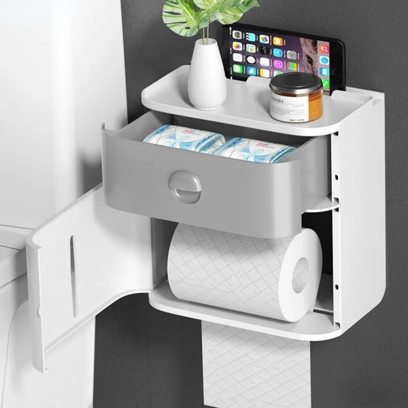 

Creative Waterproof Perforated Toilet Paper Toilet Tissue Box