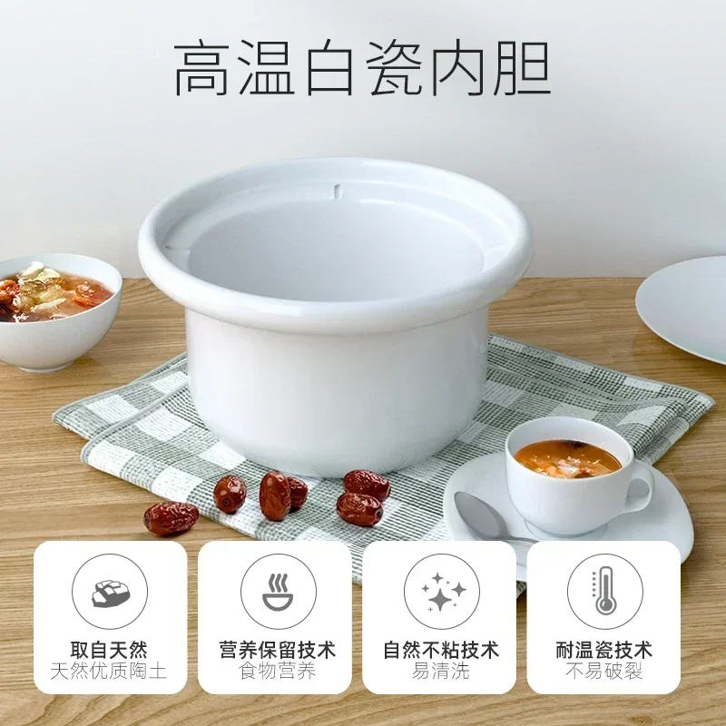 Electric Stew Ceramic Stew Domestic Automatic Pot Health Porridge 2-3L Free of Freight Slow Cooker Utens&iacute;lios De Cozinha