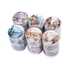1Roll Adhesives Water Activated PET Tape Street Corner Travelogue Urban Street Scene Rubber Adhesive Masking Scrapbook 60mm*2m 4
