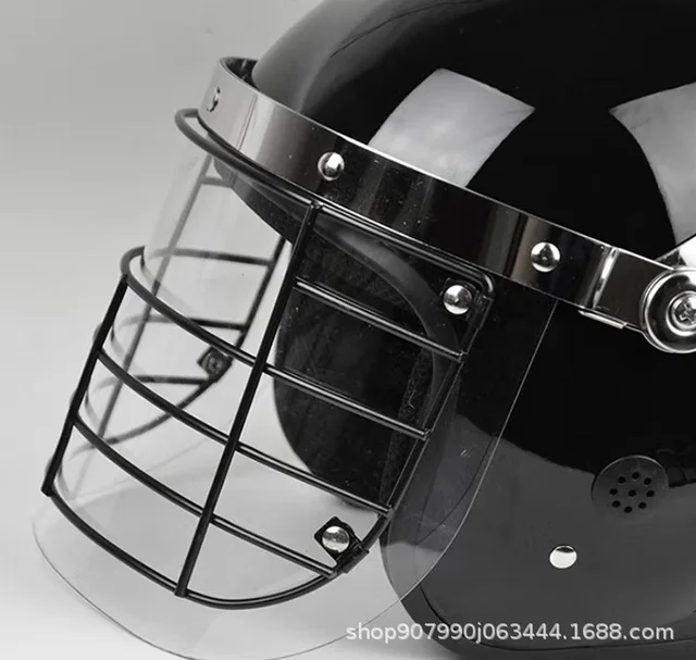 Wire Mesh Mask Type Mesh Safety Helmet Protection Riot Helmet Security Explosion-Proof Steel Helmet Equipment Security Equipment 4