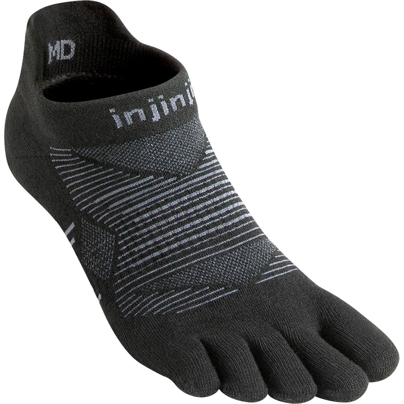 Injinji Five-Finger Running Socks for Men Low-cut Thin COOLMAX