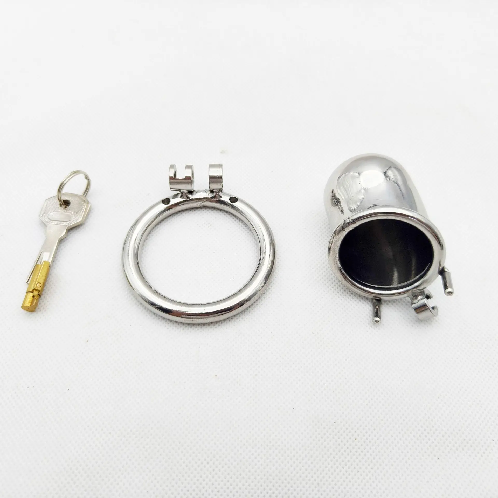 Stainless Steel Male Chastity Cage Gay Hidden Lower Body Anti-Cheating Anti-Escape Device BDSM Gay Toys Sex Toi 18+ penis chastity cage chastity lock sex toy