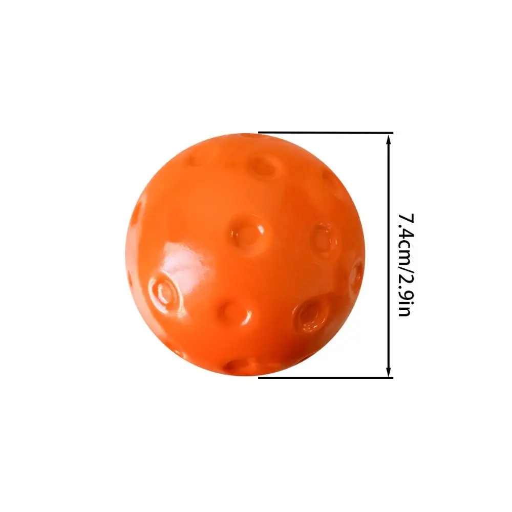 3개입 멀티컬러 폼 피클볼 무소음 74mm 조용한 피클볼 부드러운 PU 정확한 반발력 피클볼 실내외 연습용