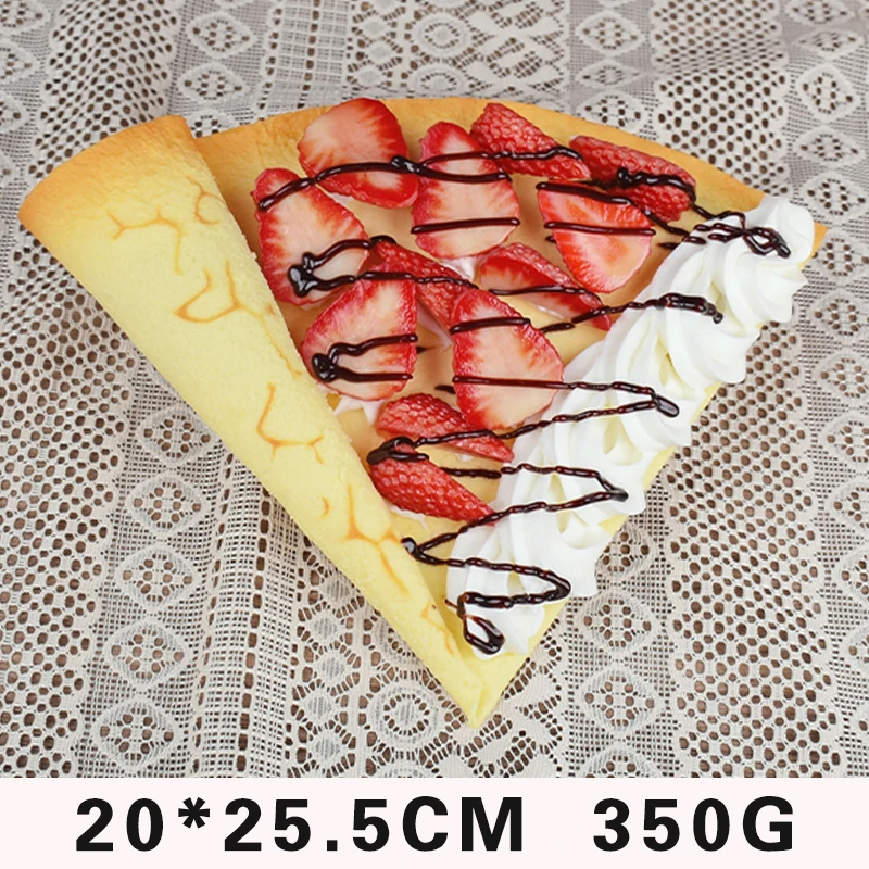 Simulation Food Crepe Model, Fake Crepe Sample, Western Muffin Props, Egg Cake Decoration, Faux