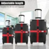 Anti-theft Luggage Belt Protect Suitcase Cross Strap TSA Custom Lock Adjustab Bundle Pack Baggage Belt for 20-32in Luggage Strap 4