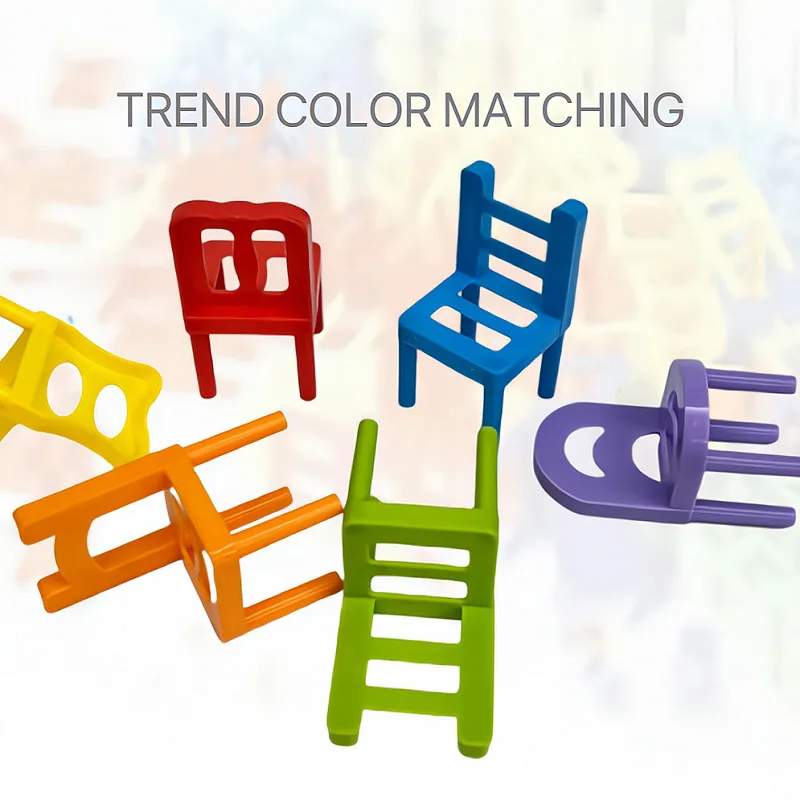 Chair Stacking Toy Set – Educational Game 3