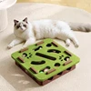 Pet Cat Puzzle Maze Holes Toys Felt Box With Bell Ball Kitten Playing Toys Interactive Funny Combination Set Cat Supplies 2