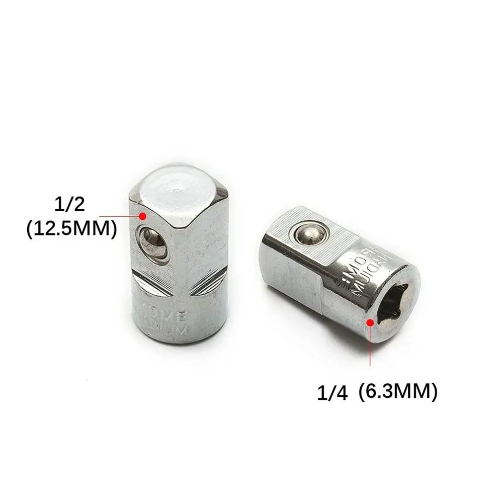 Steel Socket Adapter 1/4 3/8 1/2 Inch for Mechanics and DIY