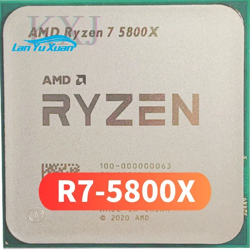 Amd Ryzen 7 5800X R7 3.8 Ghz Processore Cpu A Otto Core A 16 Thread 7Nm L3 = 32M 100-000000063 Socket Am4