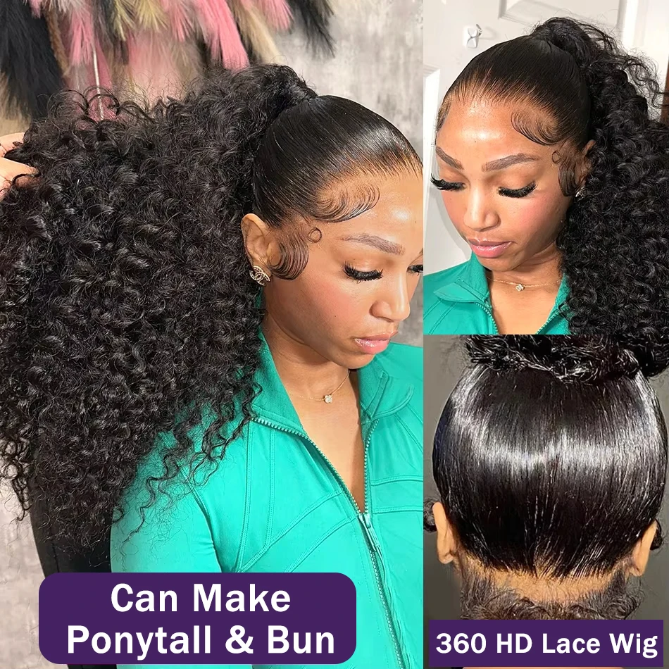 Lace Front Wig Wigirl 360 Full Lace Front Wig Deep Wave Human Hair Pre Plucked For Women 30 32 Inch Curl 13x4 13x6 Lace Frontal lace front wig