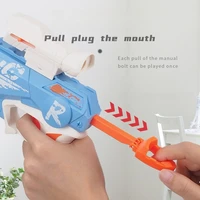 EVA Soft Bullet Toy Guns Pistol Plastic Guns Toy Manual Launcher Airsoft Foam Bullets Blaster Model Safe with Box for Boys Child 2